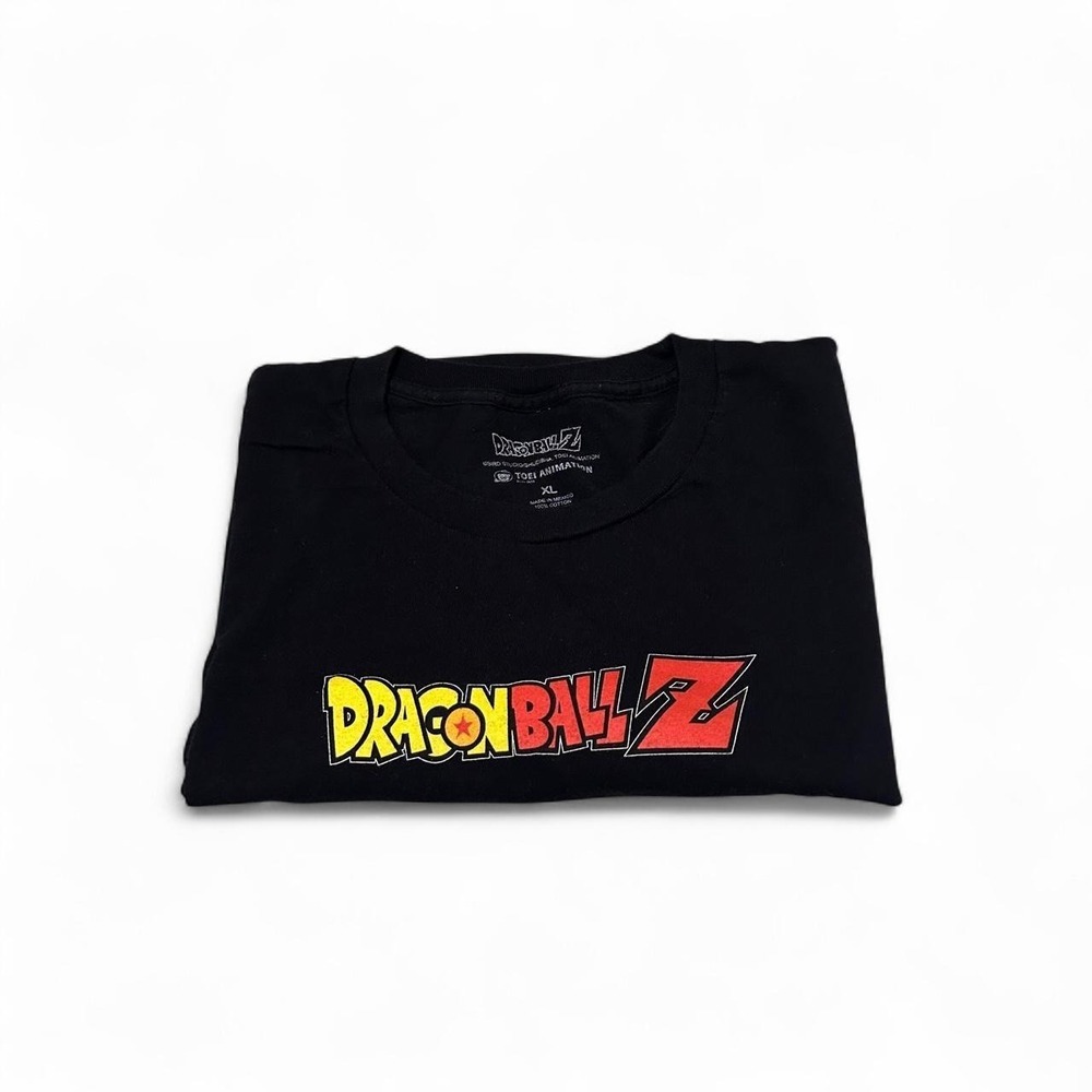 Dragon Ball Z Mens Black Goku Graphic Tee Short Sleeve Anime T-Shirt XL